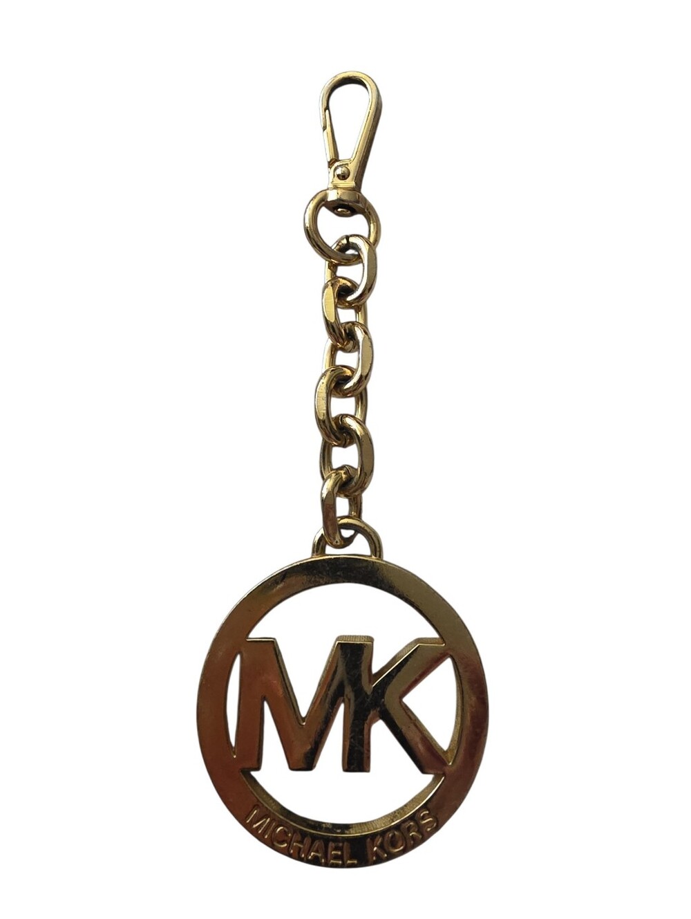 Michael Kors Gold-tone MK Logo Bag Charm